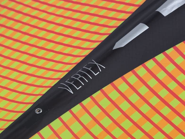 Prism Kite Technology Vertex High Flying Diamond Kite with 10' Long Triple Streamer Tail, Infrared
