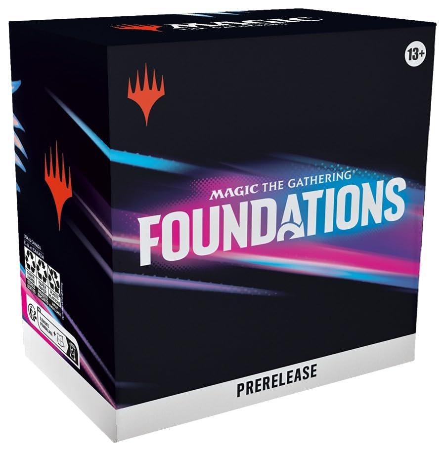Mtg Prerelease Kit Mtg Foundations - 6 Play Packs, Dice, Promos