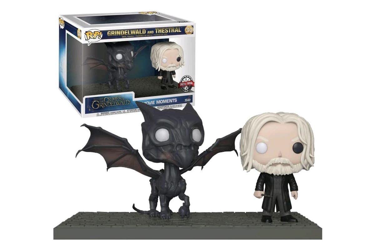 Funko Pop! Fantastic Beasts The Crimes Of Grindelwald Movie Moments Grindelwald And Thestral Display Set