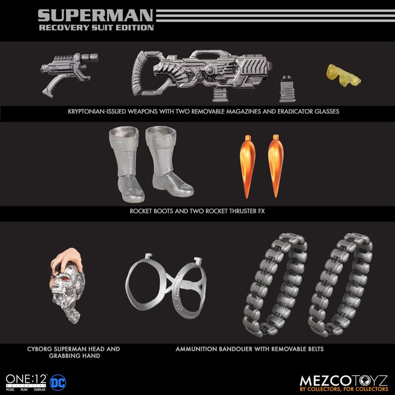Mezco Toys Dc Comics 1/12 Superman (Recovery Suit Edition) 16Cm