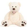 Morismos Giant Teddy Bear, 39Inch Large Stuffed Bears With Big Footprints Plush Stuffed Animals Gifts For Kids, Beige