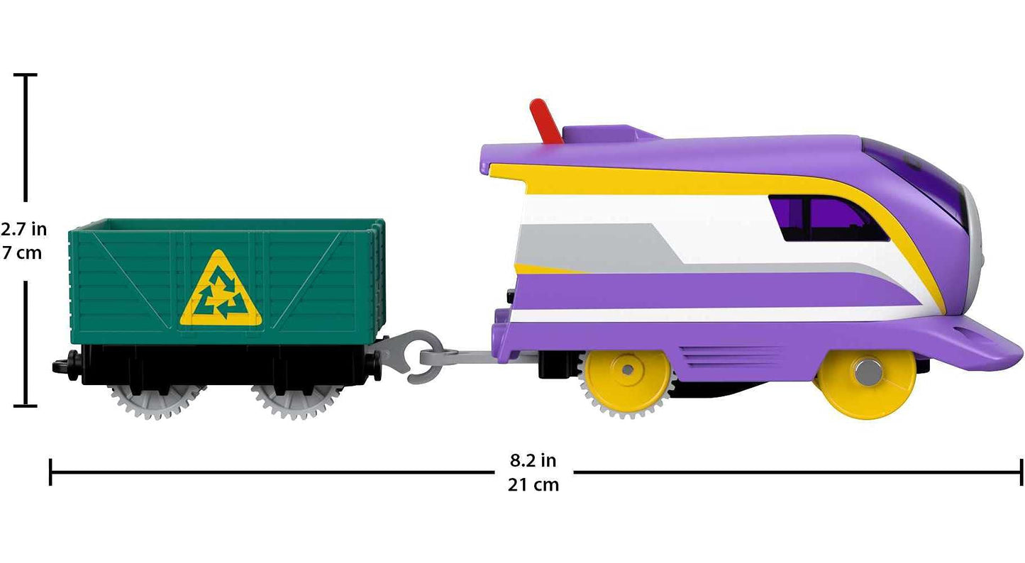 Thomas & Friends Motorized Toy Train Kana Battery-Powered Engine With Cargo For Pretend Play Preschool Kids Ages 3+ Years