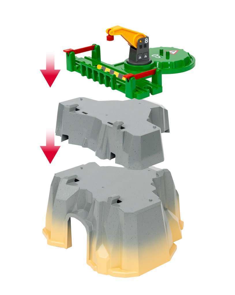 Brio World 36010 Cargo Mountain Set | 49 Piece Wooden Train Set Toy For Kids Age 3 & Up | Dynamic Play Experience | Fsc-Certified Materials | Great Addition To Existing Train Sets
