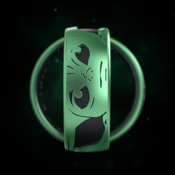 Enso Rings Etched Star Wars Characters - Classic Silicone Ring - Grogu - Size 8