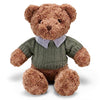 Riuhot Plush Teddy Bear With Shirt, Soft Stuffed Plushie Toys Gifts For Girlfriend Boyfriend Kid, 19.7 Brown Teddy Bear