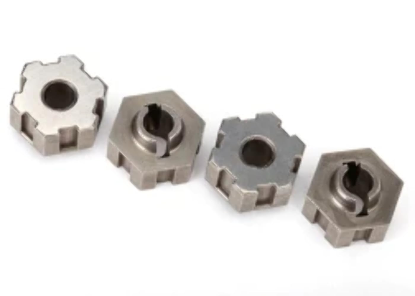 Traxxas 8568 Steel Wheel Hex Hubs, Gray