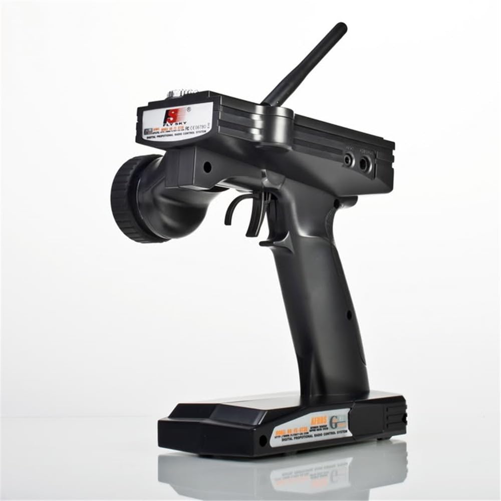 Flysky FS-GT3B Rc Transmitter & FS-GR3E Receiver, 2.4Ghz 3 Channel Rc Car Remote Controller and Receiver