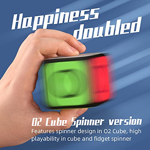 Cuberspeed Qy Toys 1X1X1 Speed Cube 02 Black 1X1 Magic Cube Puzzle Qy Toys O2 Cube Fidget Spinner