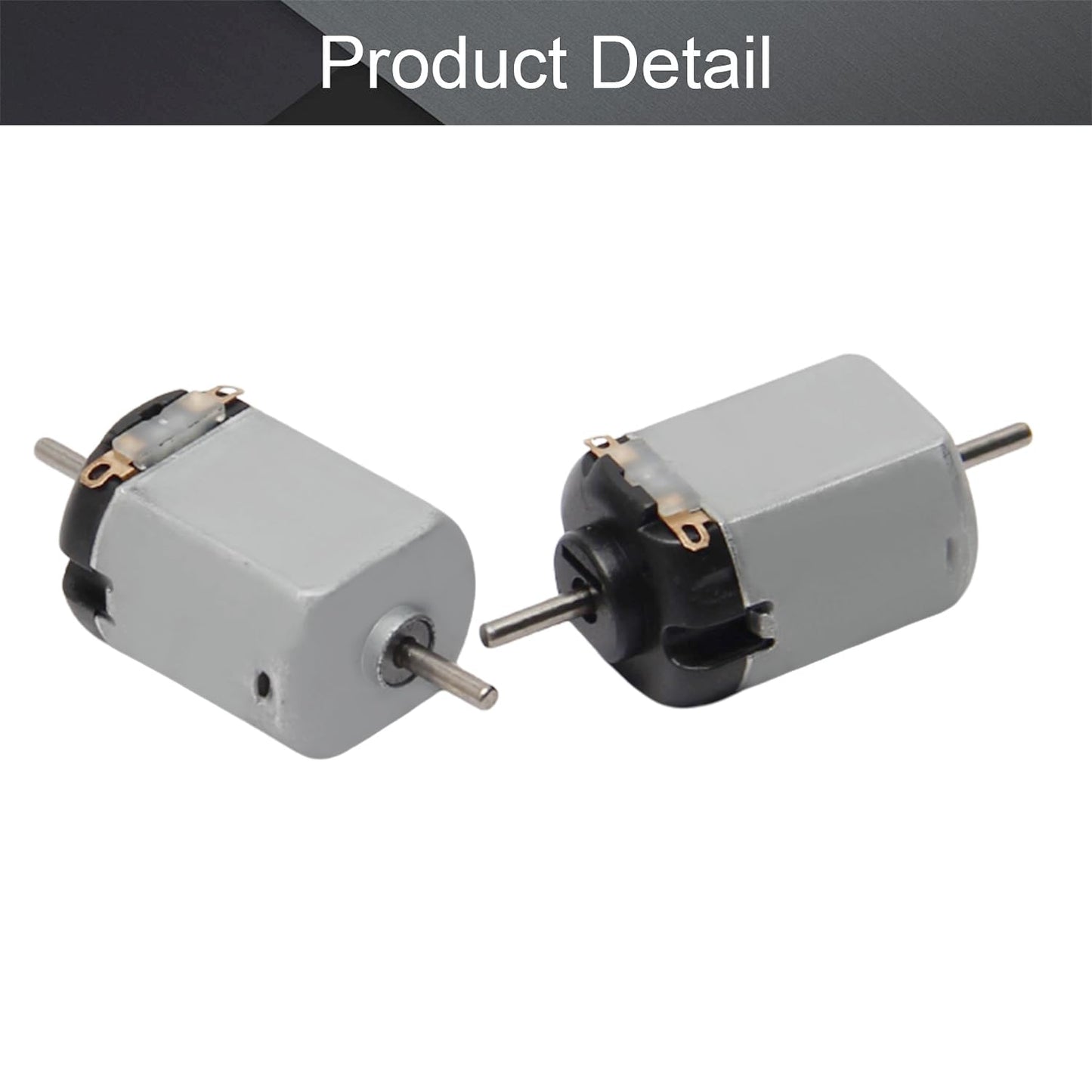 Fielect 5Pcs DC Motor 3V 11000RPM Micro Motor Mini Motor Electric Motor Round Shaft for RC Boat DIY Airplane Toys Model DIY Hobb