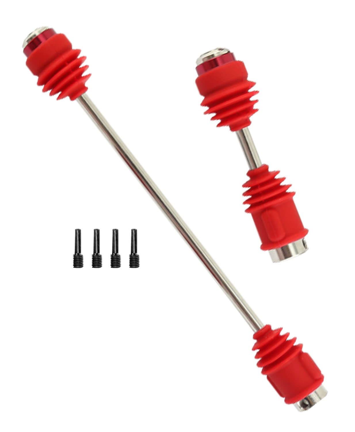 RCMYou Drive Shaft Axles Upgrades Part for 1/10 Summit/E-Revo (First Generation),Front Rear #45 Steel Driveshafts CVD Upgrades P