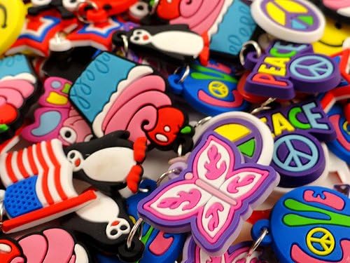 12 Pack of Charms For Rubberband Loom Bracelets