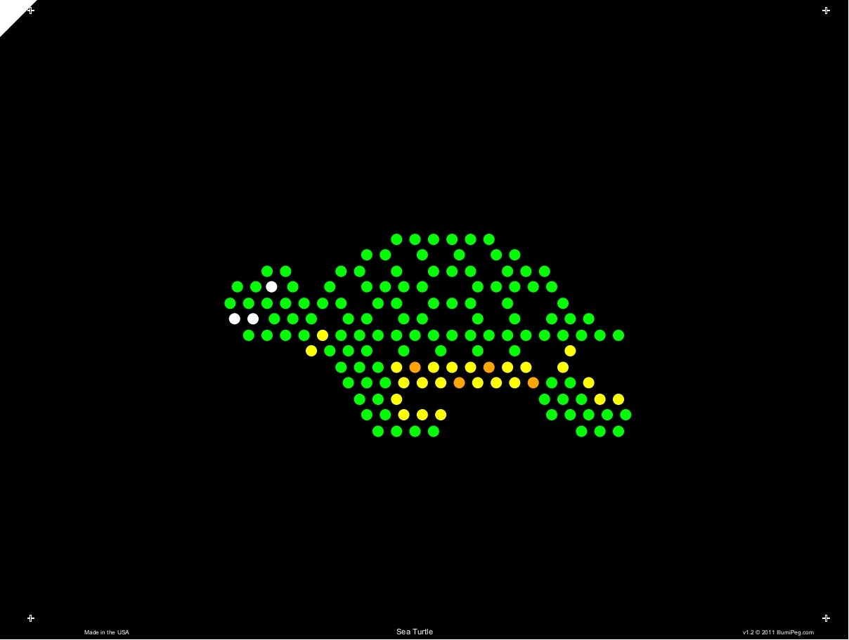 Illumipeg Under The Sea Refill Templates For Pre-1994 Original Lite Brite (10 Sheets, 9X12)