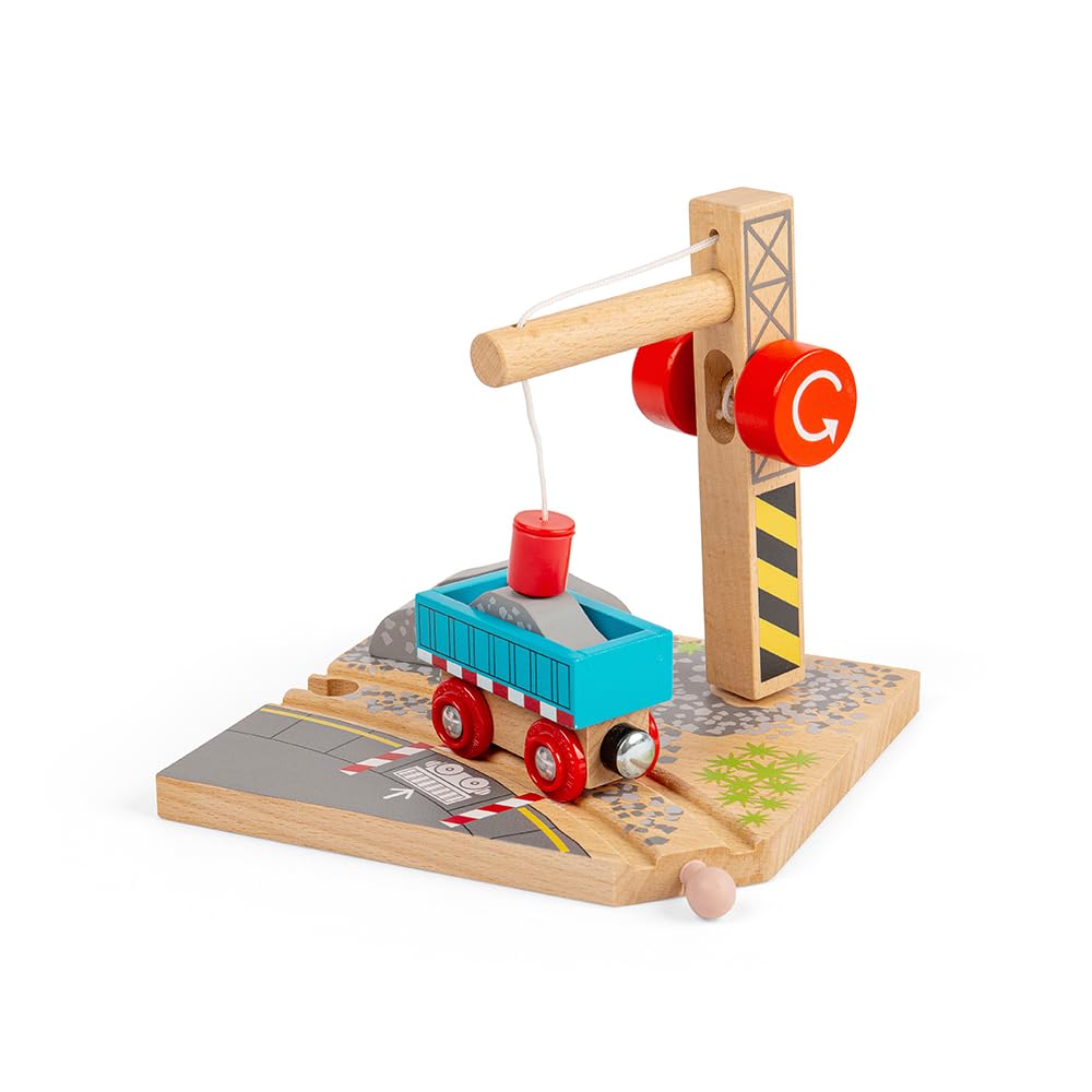 Bigjigs Rail Gravel Crane For Train Set