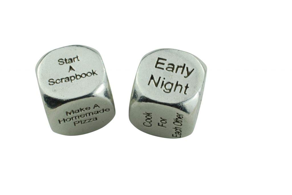 7 Year Anniversary Metal Date Night Dice - Create a Unique 7th Anniversary Date Night