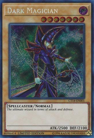 Dark Magician - Ct14-En001 - Secret Rare - Limited Edition