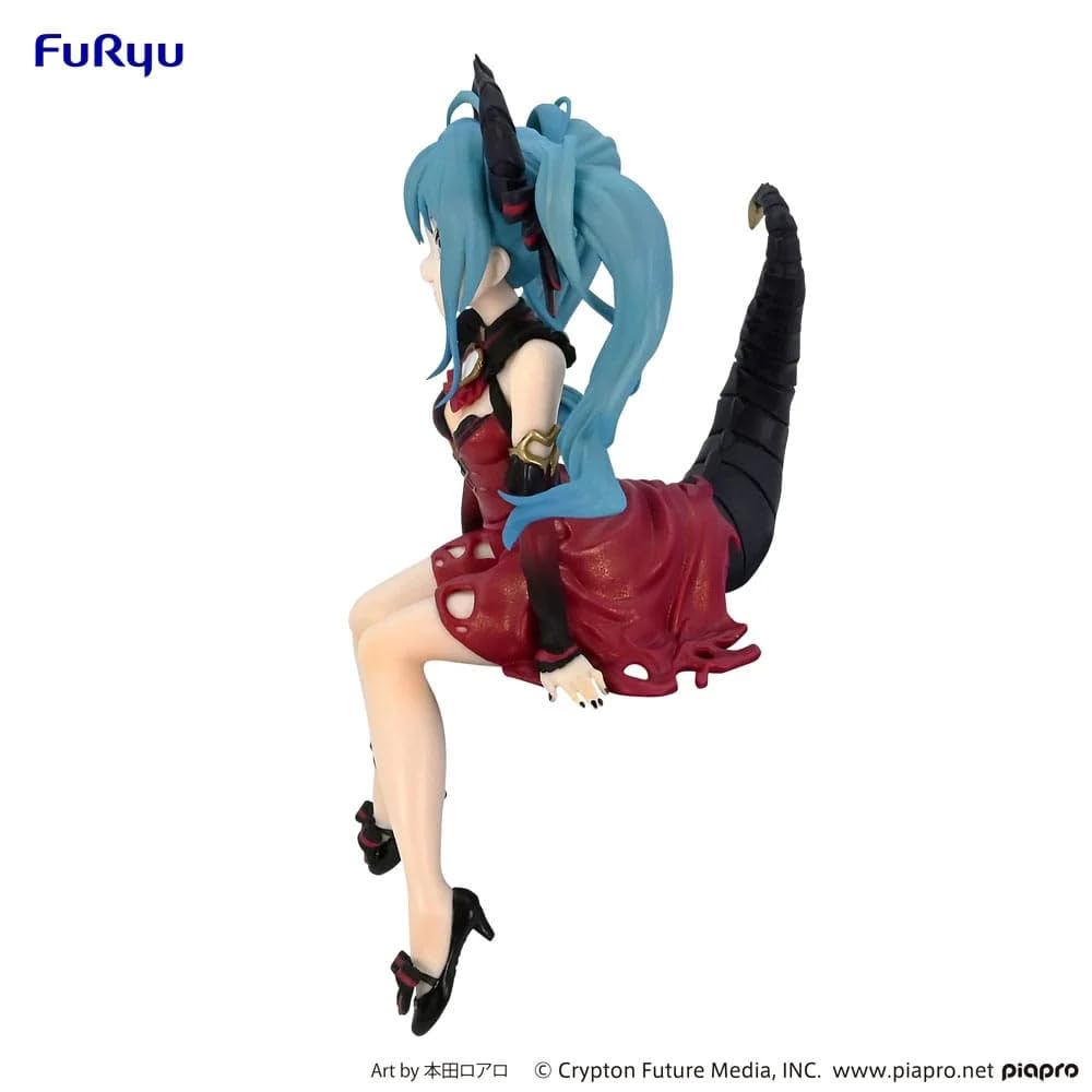 Furyu Good Smile Company Hatsune Miku - Villain Couleur Rouge - Statuette Noodle Stopper 16cm