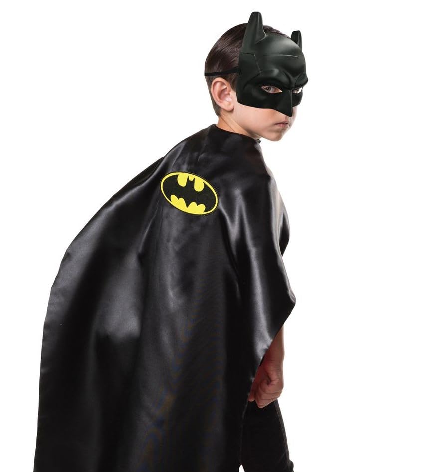 ADORQ DC Comics Deluxe Satin Batman Cape, one size fits all