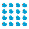 Bath Duck Toys 16 Pcs Blue Mini Rubber Ducks Squeak And Float Duckies Baby Shower Toy Party Decoration For Toddlers Boys Girls