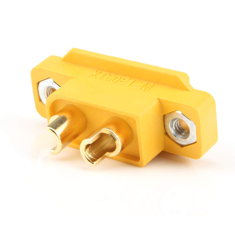 Sologood Amass 10 Pcs Xt60E-M Mountable Xt60 Male Plug Connector With Screws For Rc Models Multicopter … …