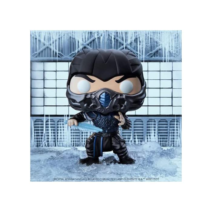 Funko Pop Pop! Movies: Mortal Kombat - Sub-Zero Vinyl Figure, Multicolor, Standard