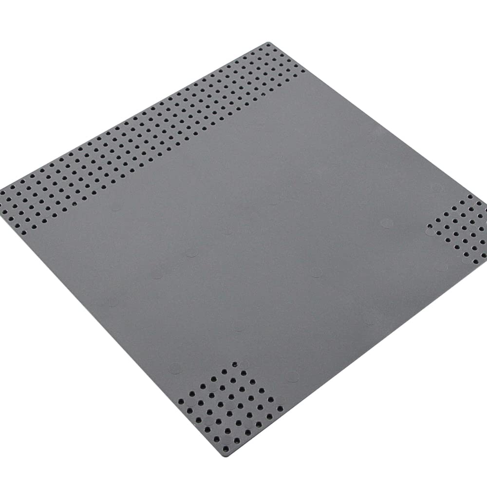 Classic Road T-Junction Base Plates City Street Building Kit 25 x 25 cm Town Baseplate for Building Bricks Compatible with All Major Brands (T-Junction 2) Pieces
