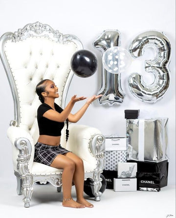 13 Balloon Number, Silver Number 13Th 31Th Birthday Balloons 40 Inch, 13 Or 31 Years Old Silver Birthday Decorations For Boys Gi