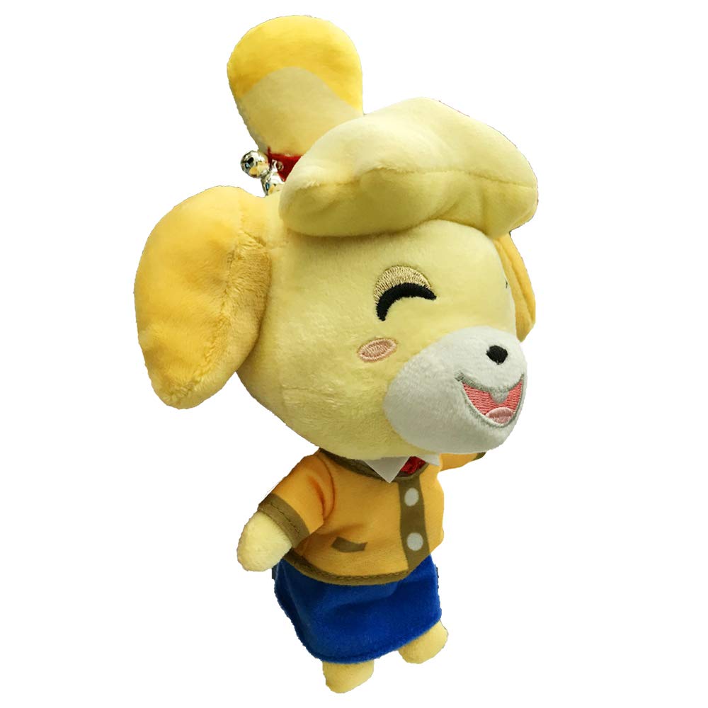 Ycixri Animal Crossing New Leaf Plush Toy Suitable For Collection, Animal Crossing: New Horizons Stuffed Doll Toy For Boy Girl Christmas Halloween Birthday Gift, 8“ (Isabelle)