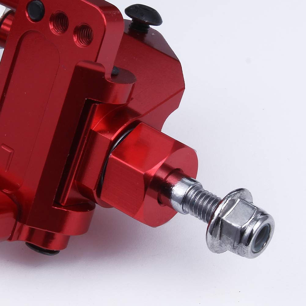 HobbyPark Flange M4 Nylon Lock Nuts for 1/10 Scale RC Car Traxxas Slash 4x4 2WD Stampede VXL Rustler VXL HPI Redcat Axial Racing