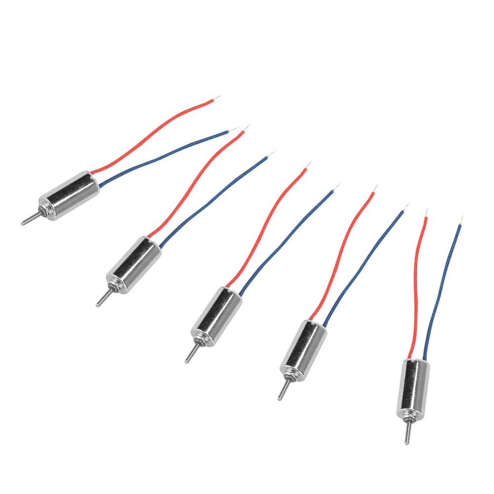 5pcs DC 4.5V 32250RPM Micro Coreless Motor Model Motor Micro Motor Low Noise DC Hobby Motor for Model Toy Model Aircraft