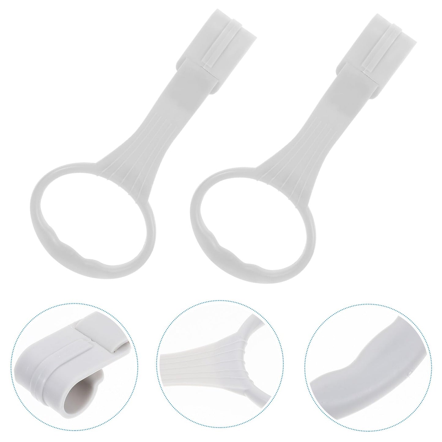 SAFIGLE Baby Playpen Pull Up Rings - Walking Training Tool, Grey, 19.5x9cm, Polypropylene, for Newborns