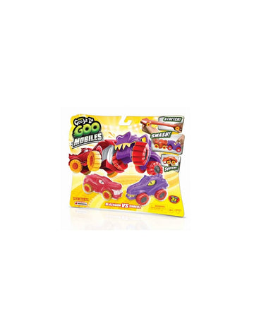 Heroes of Goo Jit Zu Bandai Action Figures Rock Jaw Vs. Tiger, Pack of 2 Vehicle CO42574 Multicolour Adventures to The Limit and