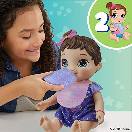 Baby Alive Baby Grows Up (Dreamy) - Shining Skylar Or Star Dreamer, Growing And Talking Baby Doll, Toy With 1 Surprise Doll And 8 Accessories, Blue