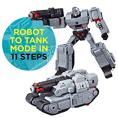 Transformers Toys Cyberverse Action Attackers Ultimate Class Megatron Action Figure - Repeatable Fusion Mega Shot Action Attack
