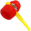 ArtCreativity Giant Squeaky Hammer - 14 Inch Kids' Pounding Toy, Yellow Plastic, Perfect for Clown and Circus Party Favors, Ages 3+
