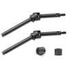 OGRC 2Pcs Steel Front Axle Drive Shaft SCX24 CVD Set for 1/24 Axial SCX24 C10/JLU/Bronco/Gladiator/Deadbolt Upgrades Parts (+4mm