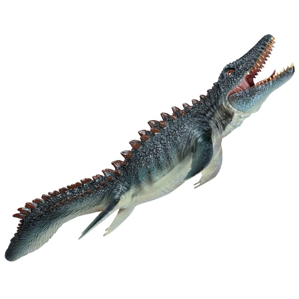 Rcomg Mosasaurus Dinosaur Toy Figure, Prehistoric Sea Monster, Educational Party Favor, Collection Gift, Cake Topper, Bath Pool Toy
