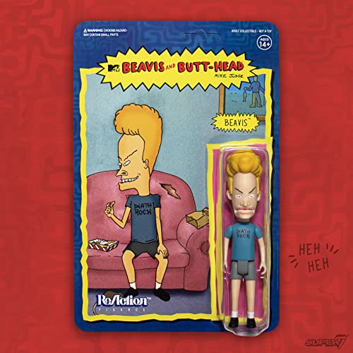 Super7 Beavis And Butt-Head Beavis - 3.75' Beavis And Butt-Head Action Figure Classic Tv Collectibles And Retro Toys