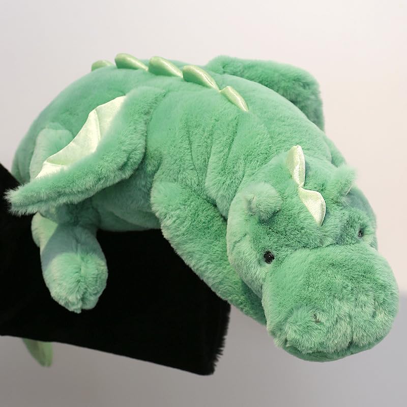 Ololele Dragon Stuffed Animal, 27.6Inches Small Plush Dragon Toy For Kids, Pink White Green And Blue Available.Very Cute Plushie