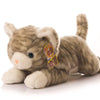 12 Inch Cute Cat Plush Toys Kitten Stuffed Plush Toys Animal Kitten Doll (Gray)