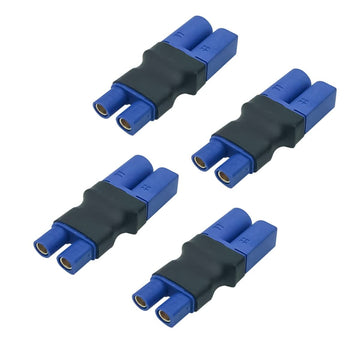 FLY RC 4PCS EC3 Female Connector to EC5 Plug Male Adapter Wireless RC Lipo Battery Connectors