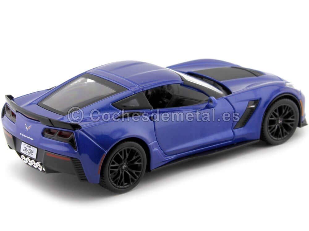 Chevrolet 2015 Corvette C7 Z06 Blue 1/24 By Maisto 31133