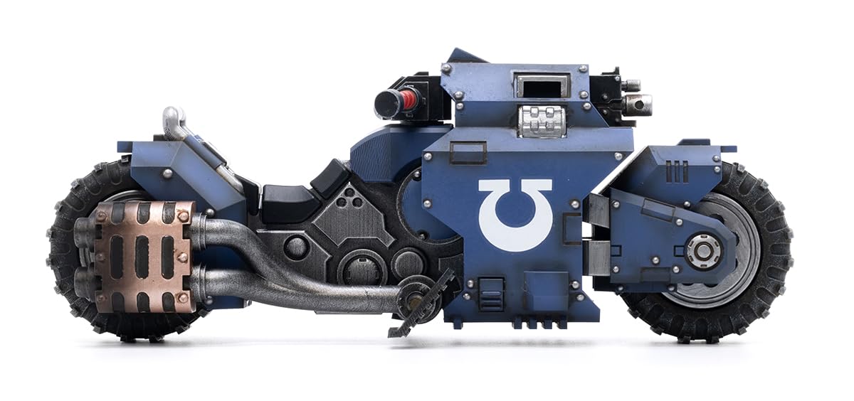 Joytoy Warhammer 40K 1/18 Action Figures, Space Marines Ultramarines Outriders Perfect For Collectors & Decor, Ideal Gift For Bi