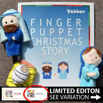 Finger Puppet Set | The Original Storytime Learning Aid | 16 Pack | Puppets for Teachers | Parents | Students & Children - Story