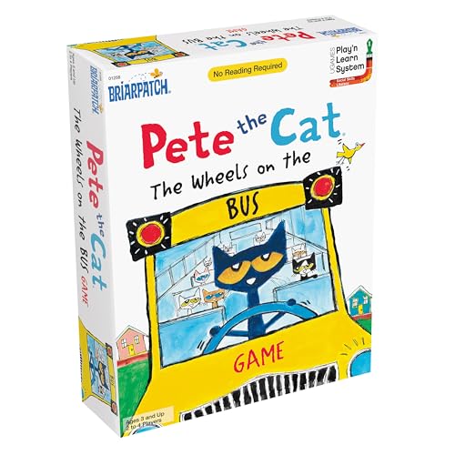 Briarpatch Pete The Cat Wheels On The Bus Game (Ug-01258)