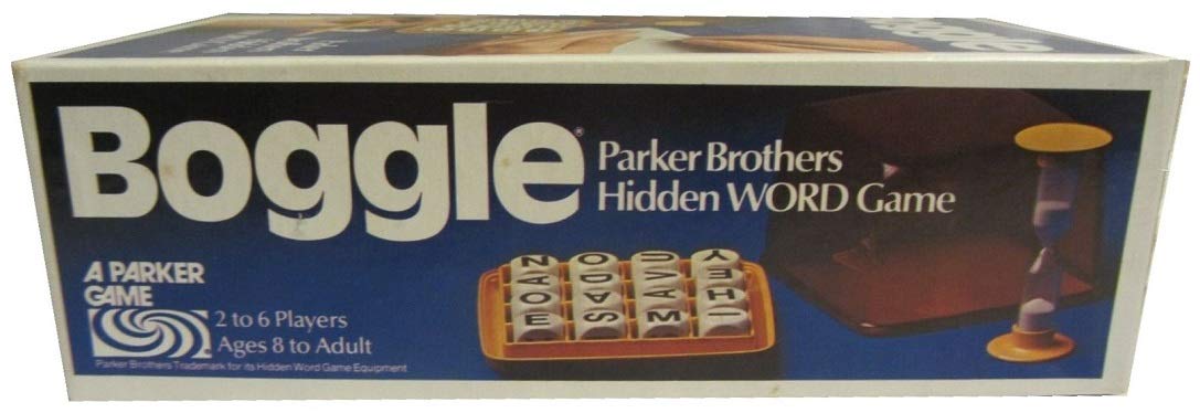 Boggle Hidden Word Game Vintage 1976
