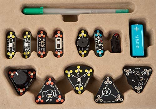 Circuit Scribe Maker Kit – Conductive Rollerball Pen, Alloy Steel, Multi, CS-KIT-MAKER, 1 Count