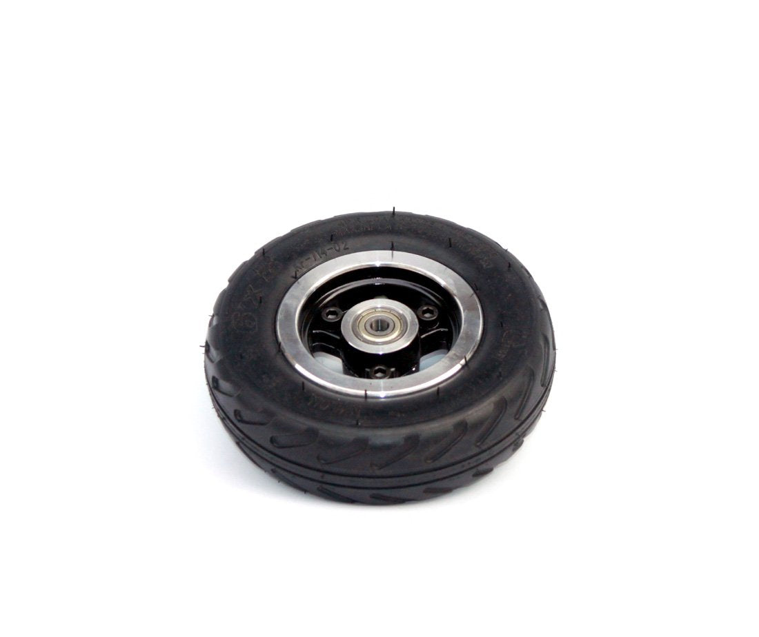 6 Inch Scooter Wheel 6X2 Wheel With Air Tire Or Solid Tire Metal Hub With 608 Bearings 8Mm Axle Hole Trolley Cart Wheel (Solid W