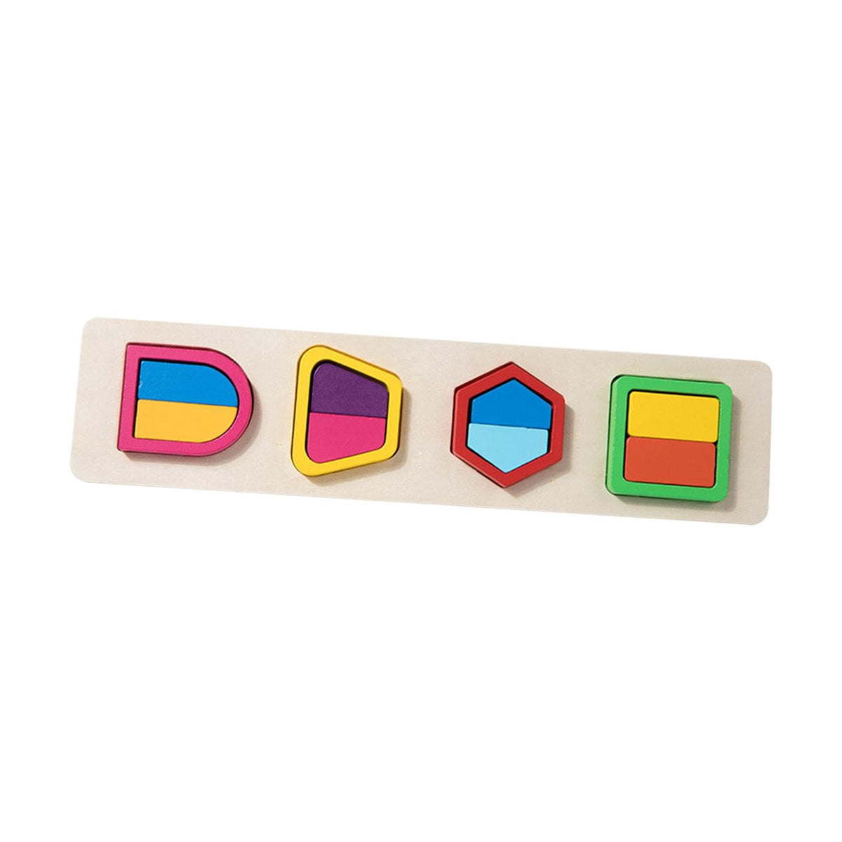 Bnf Montessori Toy Shape Peg Puzzles Montessori Toys For Children 4 5 6 Year Old Door Patternbaby | Toys For Baby | Developmenta