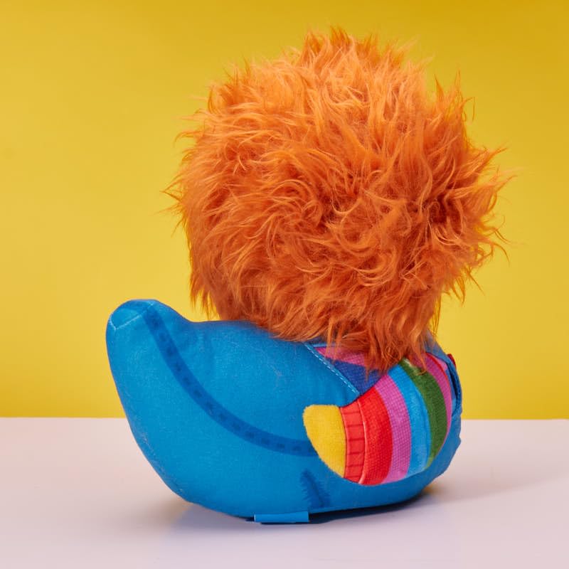 TUBBZ Chucky Plushie - Collectable Rubber Duck - Horror Film Soft Toy - Cotton - Model NS4651 - Chucky Color