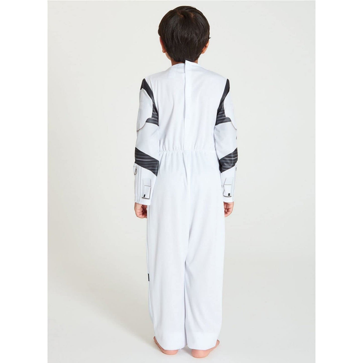 Storm Costume Trooper Mask Kids Jumpsuit Helmet Full Sets Empire Outfits Role Play Halloween Accessories (White, Large)